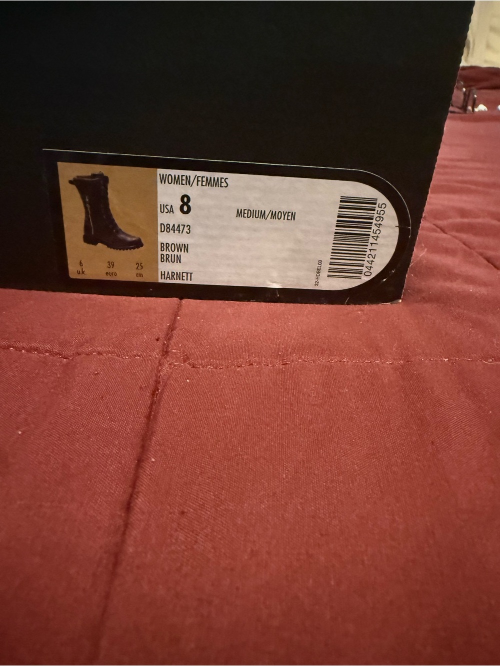 Harley-Davidson women’s Brown Lace-Up Moto Boots - Picture 4 of 5